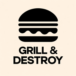 Grill and Destroy logo.